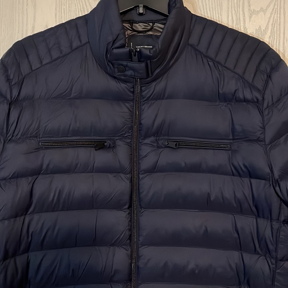 Mens Lucky Brand Quilted Coat - Picture 2 of 7